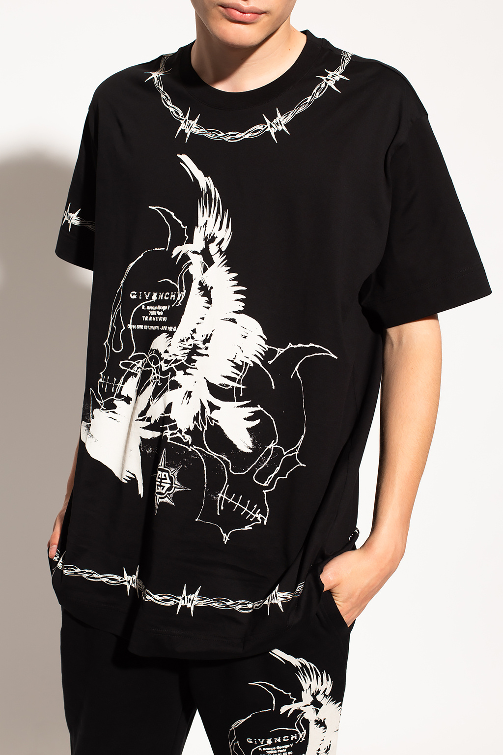 shirt Givenchy SchaferandweinerShops Jamaica Givenchy Monkey Brothers Slip On Black Printed T